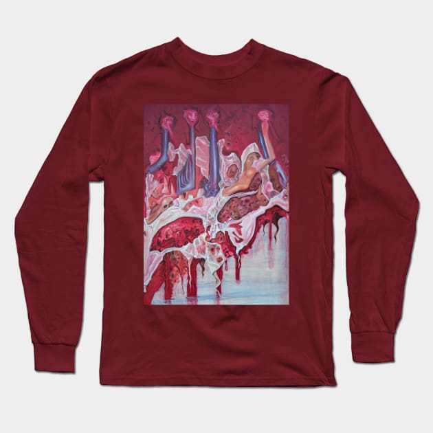 Paranoia Long Sleeve T-Shirt by Lavott4Art